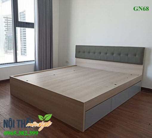 giường ngủ gn68 đẹp