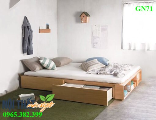 Giường ngủ gỗ công nghiệp GN71