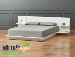 Giường ngủ GN159 Màu trằng