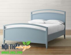 Giường ngủ GN173 màu xanh dương nhạt