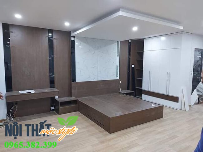 Toàn bô combo nội thất phồng đều được ''may đo'' cẩn thận theo dựa trên diện tích phòng ngủ Toàn bô combo nội thất phồng đều được ''may đo'' cẩn thận theo dựa trên diện tích phòng ngủ