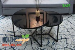 Cặ bàn trà kính TA07