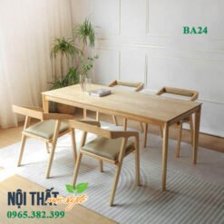 Bộ bàn ăn BA24 - ghế katakana