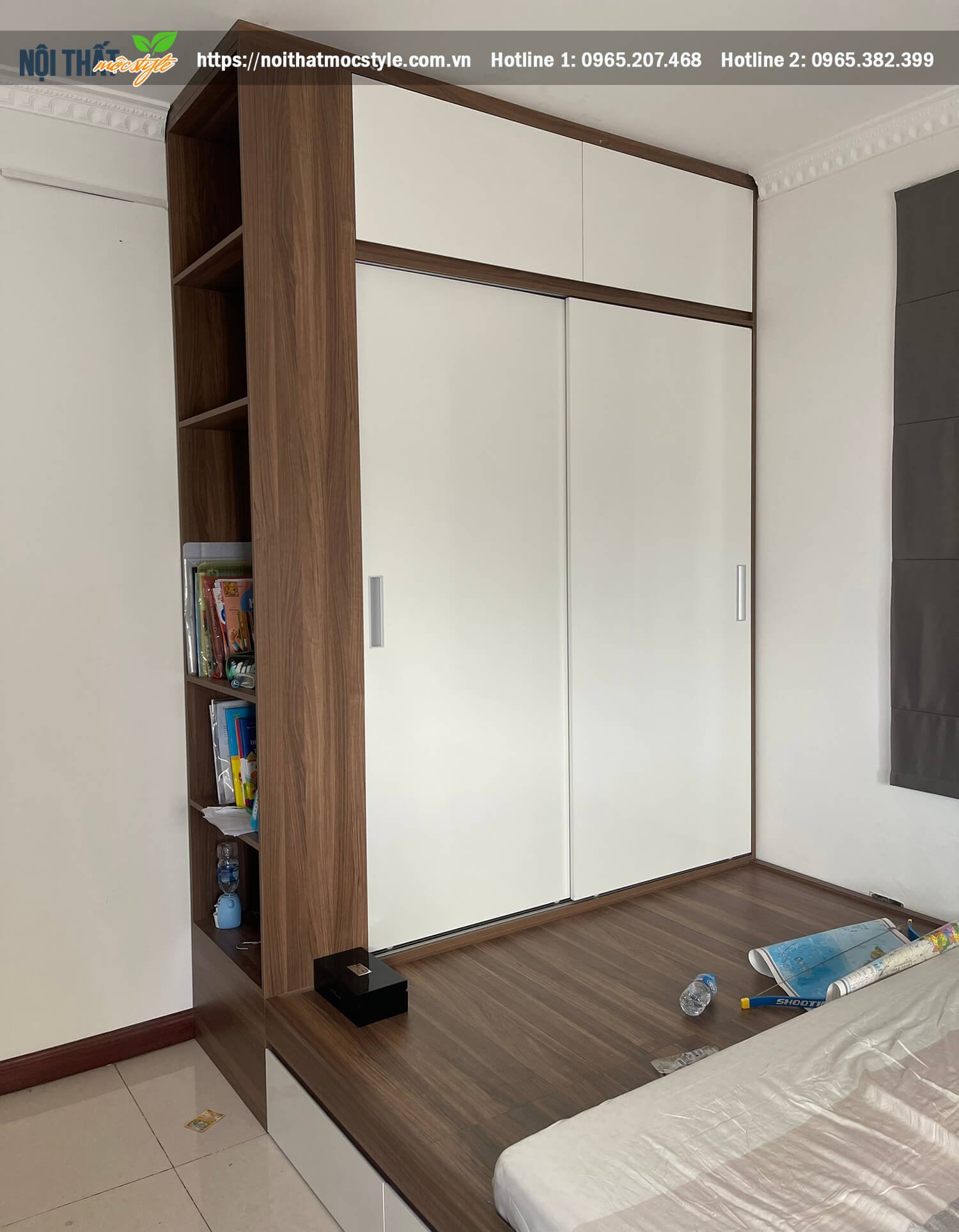 Hệ tủ quần áo kịch trần mang đến không gian cất chứa thoải mái và tối ưu cho người dùng Hệ tủ quần áo kịch trần mang đến không gian cất chứa thoải mái và tối ưu cho người dùng