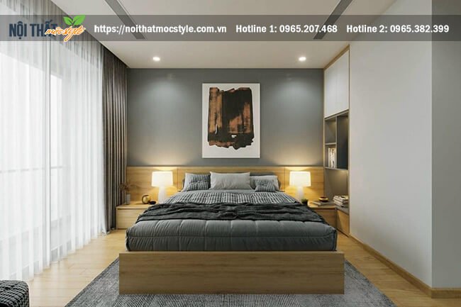 Không gian nội thất phòng ngủ hiện đại, đầy đủ công năng sử dụng tối ưu Không gian nội thất phòng ngủ hiện đại, đầy đủ công năng sử dụng tối ưu