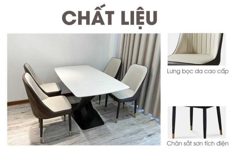 Ghế Monet nhập khẩu chất liệu cao cấp, kết cấu ổn định chắc chắn