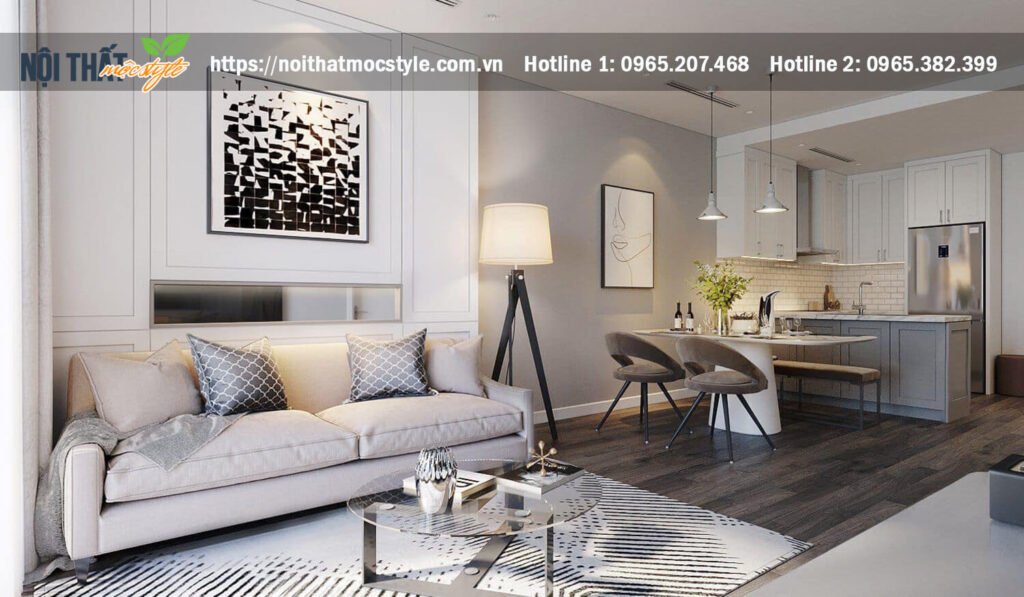 Tổng thể phòng khách