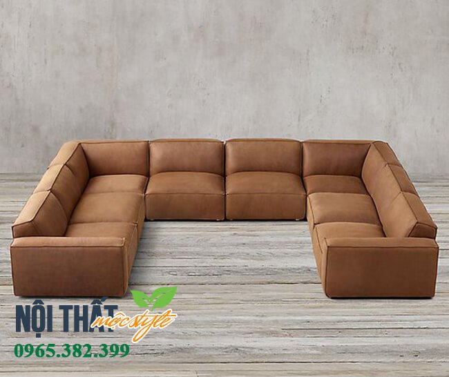 Mẫu sofa chữ U cực ký đẳng cấp hiện dành cho những phòng khách có không gian lớn