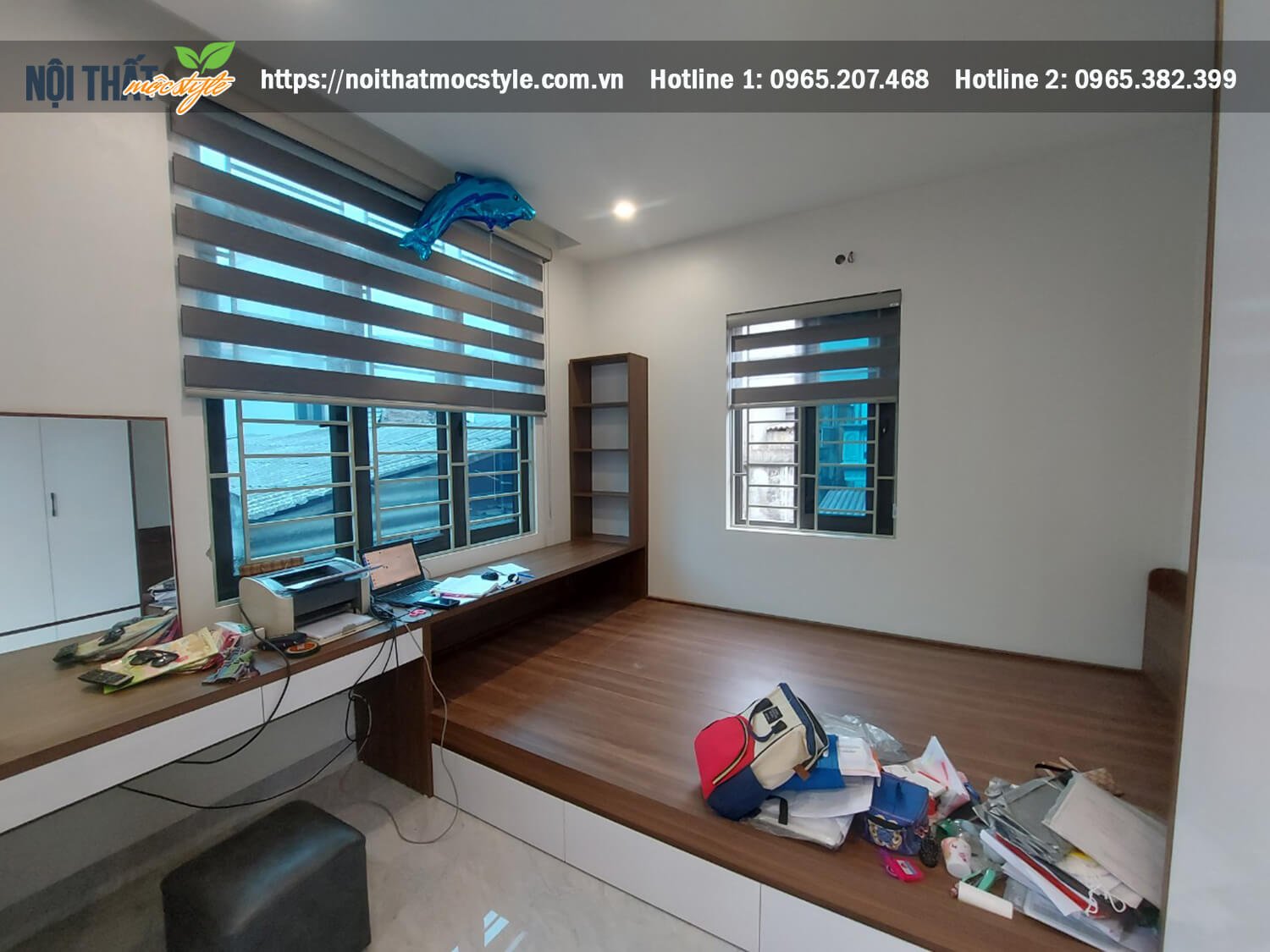 Tổng thể nội thất không gian phòng ngủ hiện đại với đồ nội thất thông minh, đa năng Tổng thể nội thất không gian phòng ngủ hiện đại với đồ nội thất thông minh, đa năng