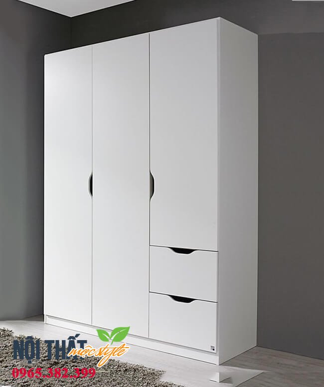Chiếc tủ cánh mở với thiết kế tay móc âm sang trọng Chiếc tủ cánh mở với thiết kế tay móc âm sang trọng