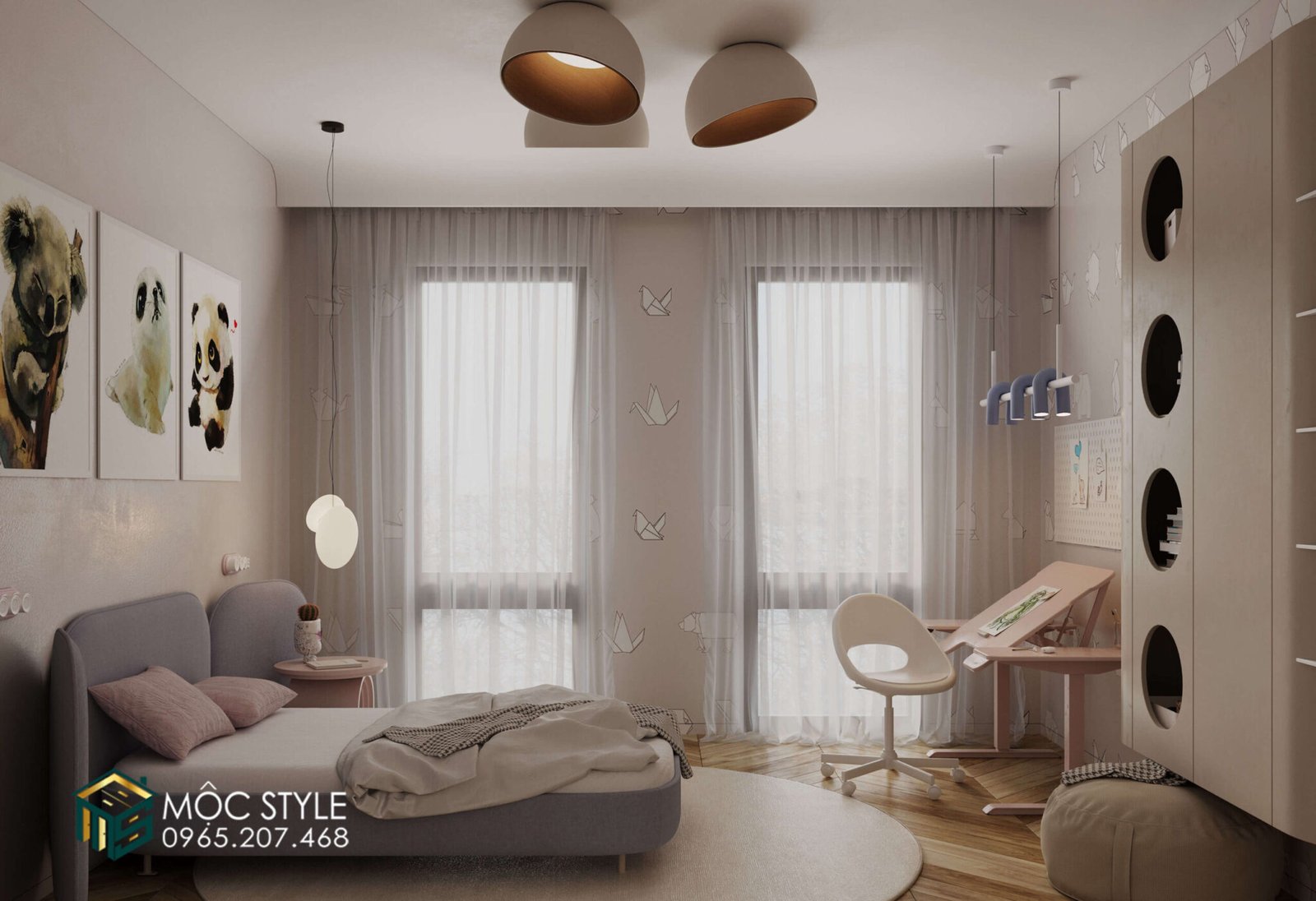Cửa sổ lớn giúp đón ánh sáng tự nhiên, giúp căn phòng thêm sáng sủa Cửa sổ lớn giúp đón ánh sáng tự nhiên, giúp căn phòng thêm sáng sủa
