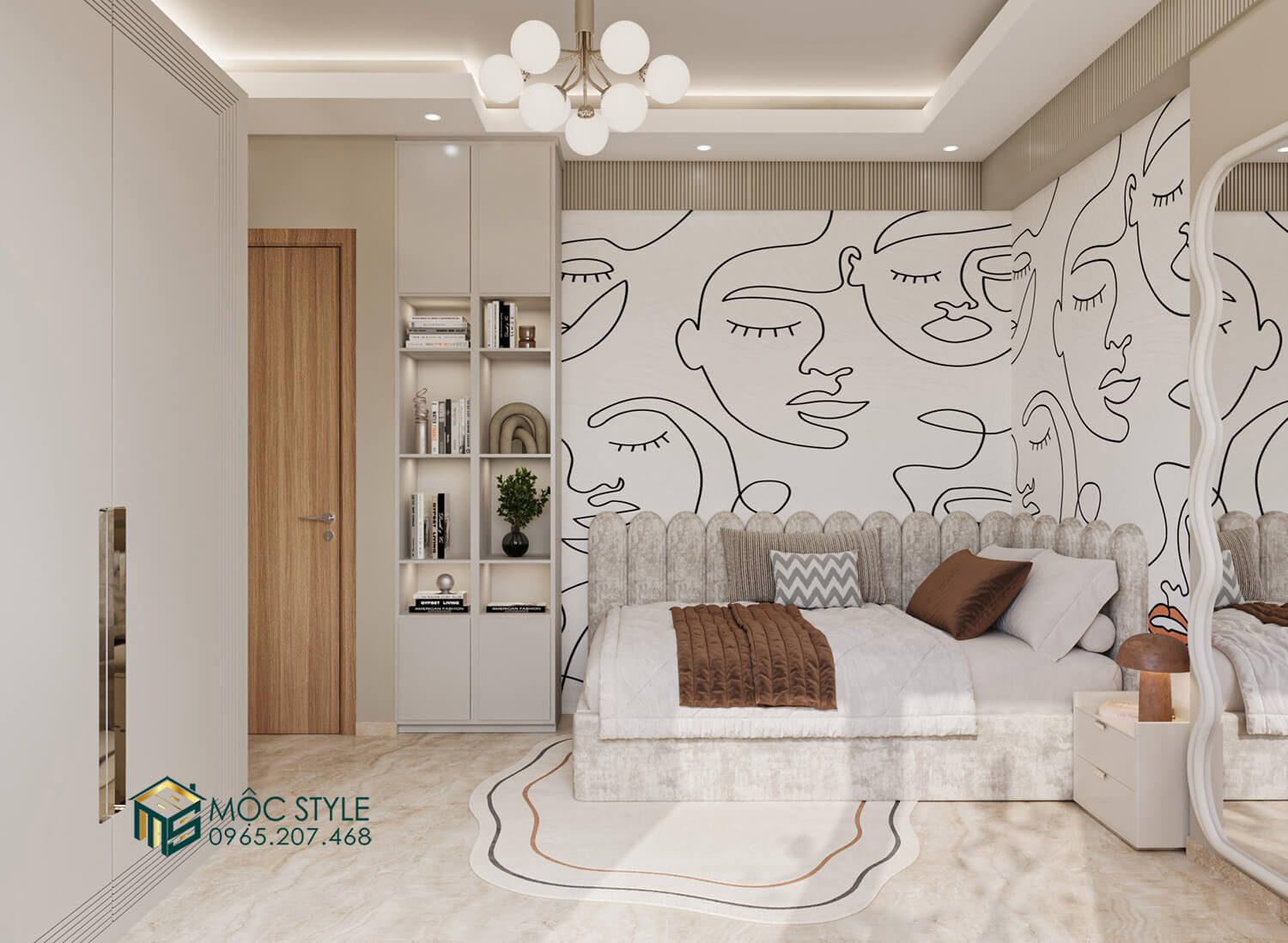 Giường ngủ nhỏ nhắn êm ái tiết kiệm diện tích Giường ngủ nhỏ nhắn êm ái tiết kiệm diện tích