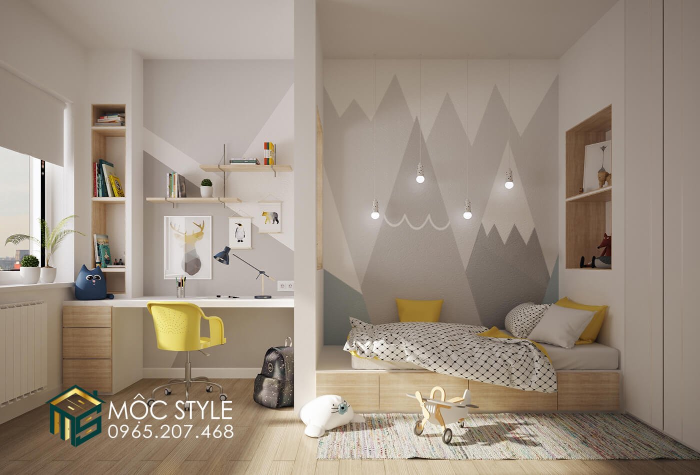 Mẫu thiết kế phòng ngủ tối ưu không gian