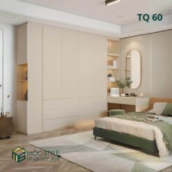 Tủ quần áo gỗ công nghiệp cánh mở TQ 60
