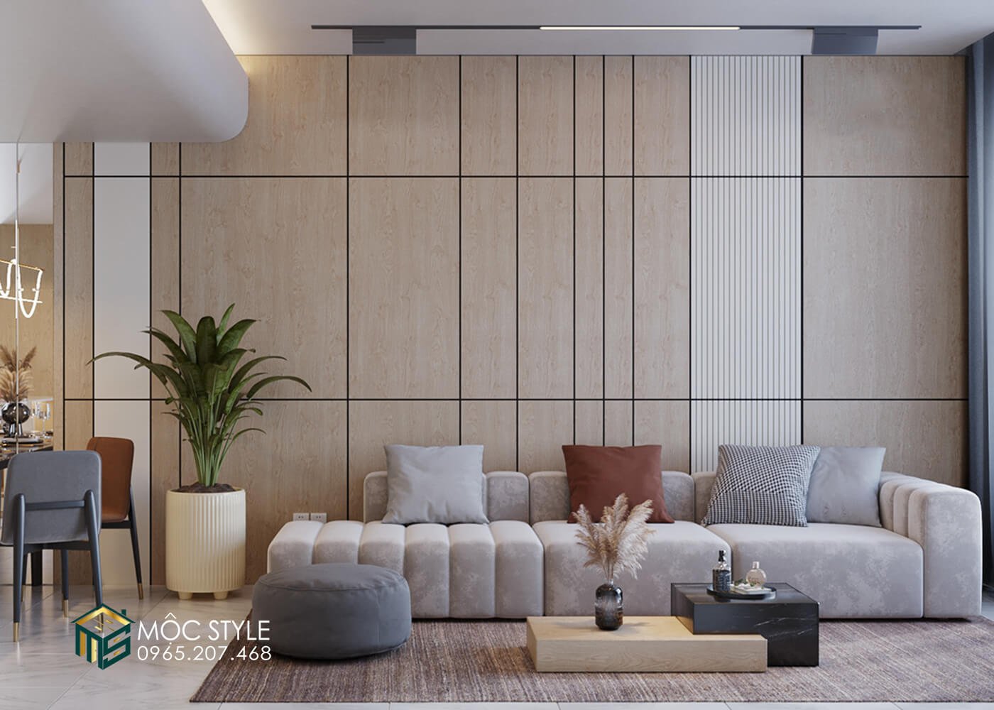 Sofa phòng khách được bọc nệm êm ái Sofa phòng khách được bọc nệm êm ái