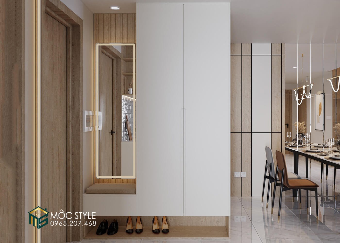 Tủ giày kịch trần hiện đại Tủ giày kịch trần hiện đại
