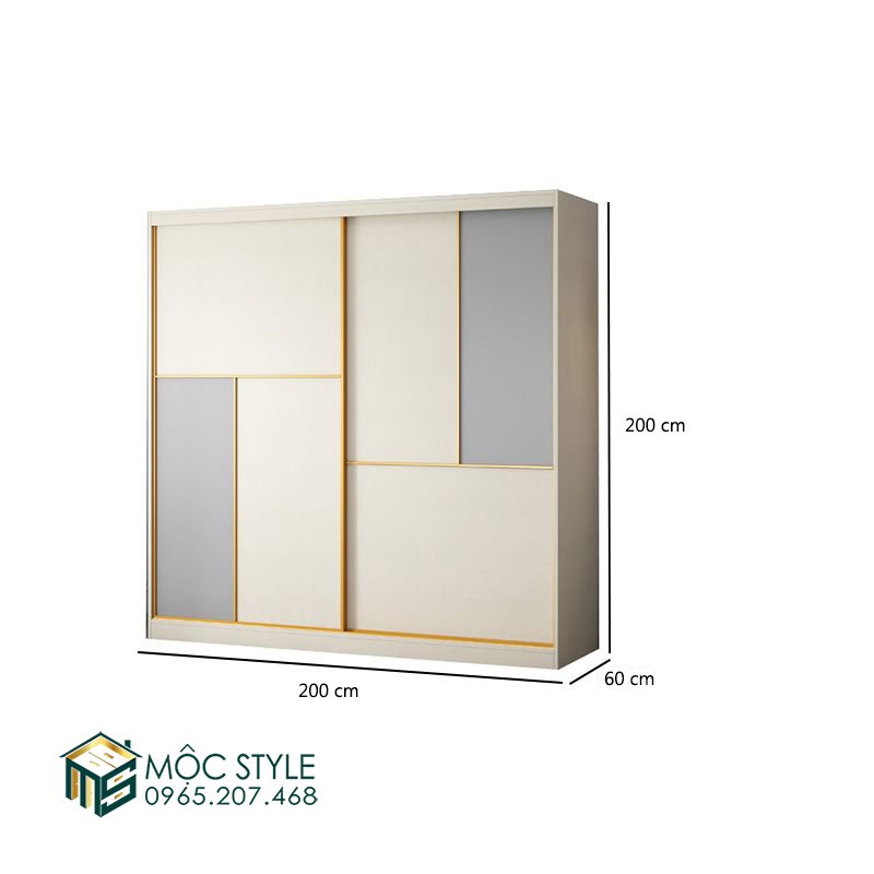 Kích thước tủ quần áo cánh lùa Kích thước tủ quần áo cánh lùa