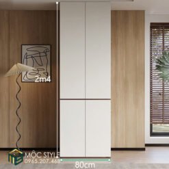 Dáng tủ đơn 80cm nhỏ gọn