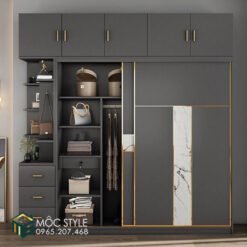 Mẫu tủ quần áo cánh lùa vừa bền vừa đẹp