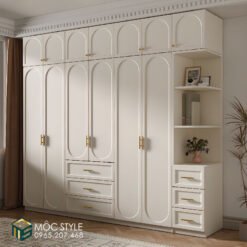 Tủ quần áo TG66 cánh mở soi huỳnh cực đẹp