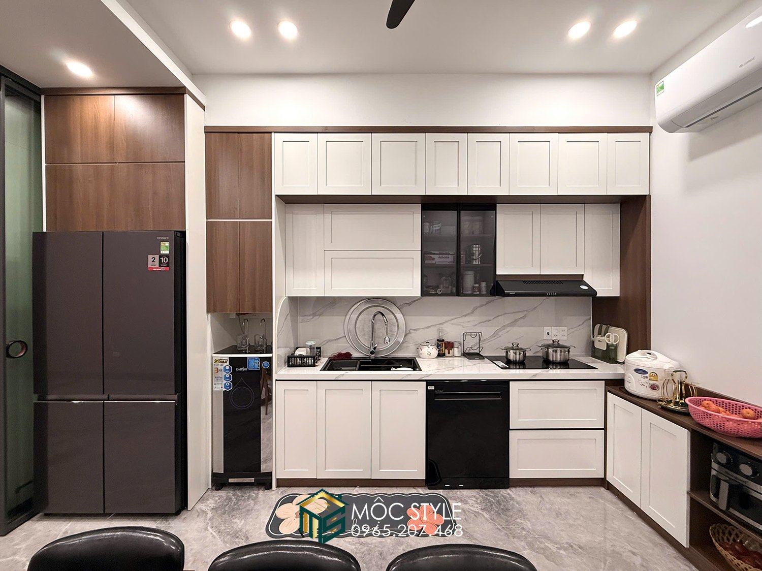 Trọn bộ hệ tủ bếp sở hữu công năng sử dụng tiện lợi